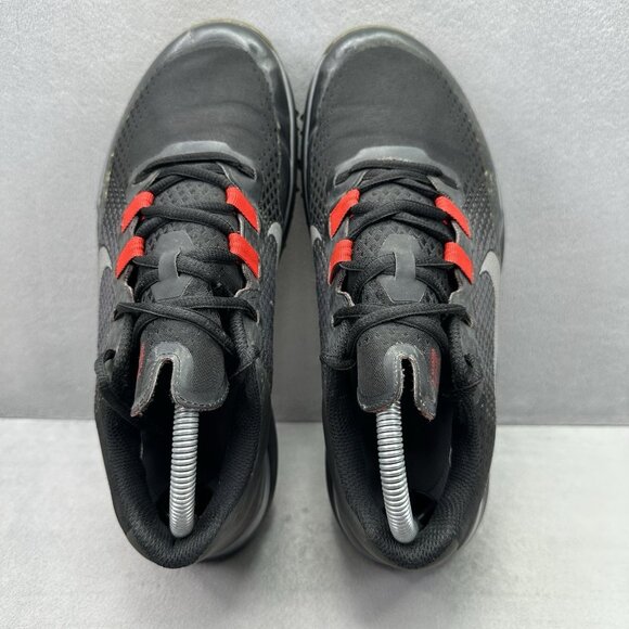 Nike Tiger Woods TW \'15 Mens Size 8.5 Golf Shoes Black / Red Spikes Rare Limited